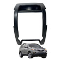 Acabamento Painel Com Relógio Digital Kia Sorento 2010 2014 Preto