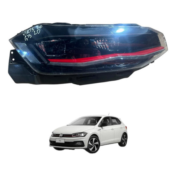 Farol Direito Vw Polo/virtus Gts 2020 2021 2022 2023 2024