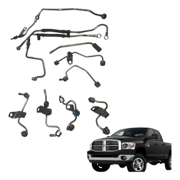 Canos Bico Injetor Dodge Ram 2500 5.9 Diesel 2007 2010