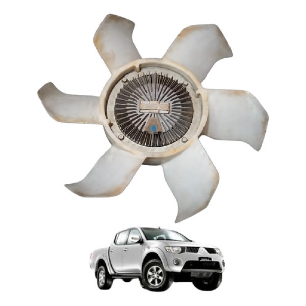 Polia Viscosa Com Hélice L200 Triton Dakar 3.5 V6 Flex