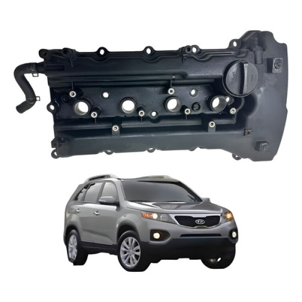 Tampa De Válvula Kia Sorento 2.4 Gasolina 2010 2013 Preto