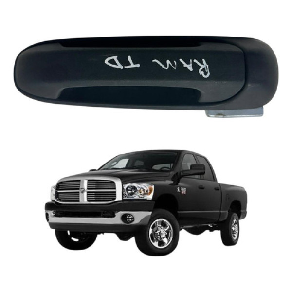Maçaneta Externa Traseira Direita Dodge Ram 2500 2007 2010