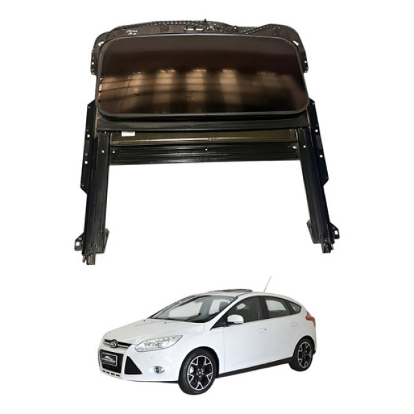 Teto Solar Completo Ford Focus 2014 2018 Original Preto