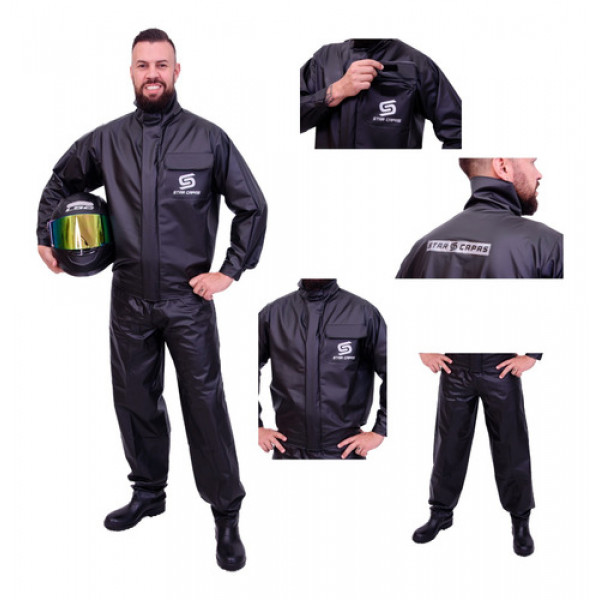 Melhor Conjunto Impermeável Motoboy Capa De Chuva M G Gg