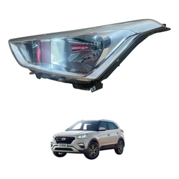 Farol Esquerdo Creta 2017 2018 2019 2020 2021