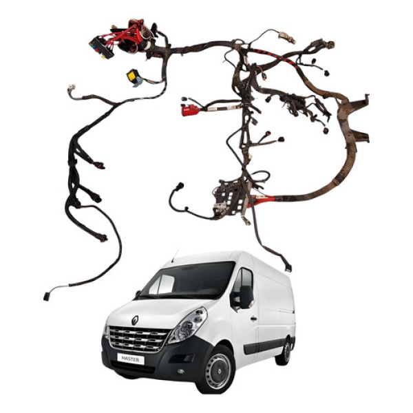 Chicote Do Motor Injeção Renault Master 2.3 2013 2021 Com Ar