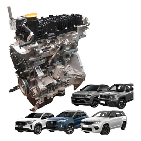 Motor Parcial Fiat Fastback Pulse 1.3 Turbo T270 185cv