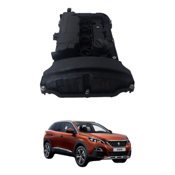 Tampa Válvulas Peugeot 3008 1.6 Thp 2018 2021 Original Preto