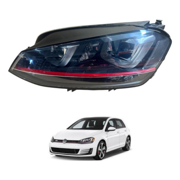 Farol Esquerdo Volkswagen Golf Gti 2014 2015 2016 2017