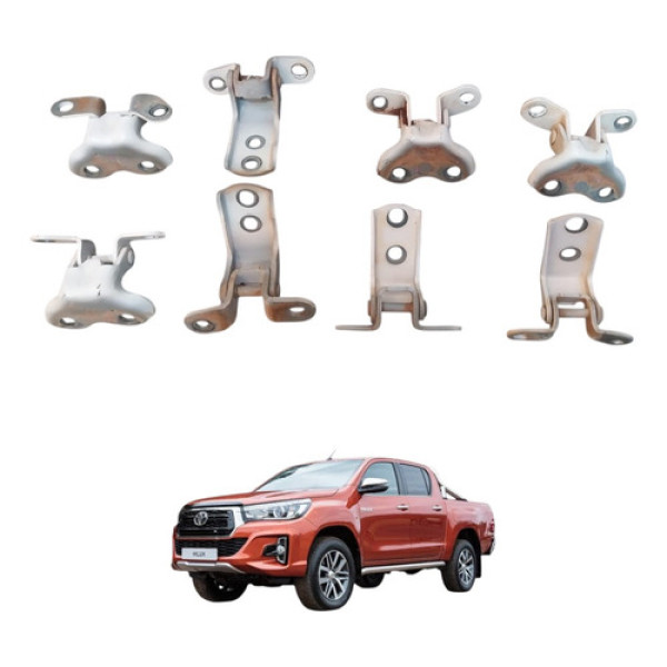 Dobradiças Conjunto Portas Toyota Hilux 2016 2024