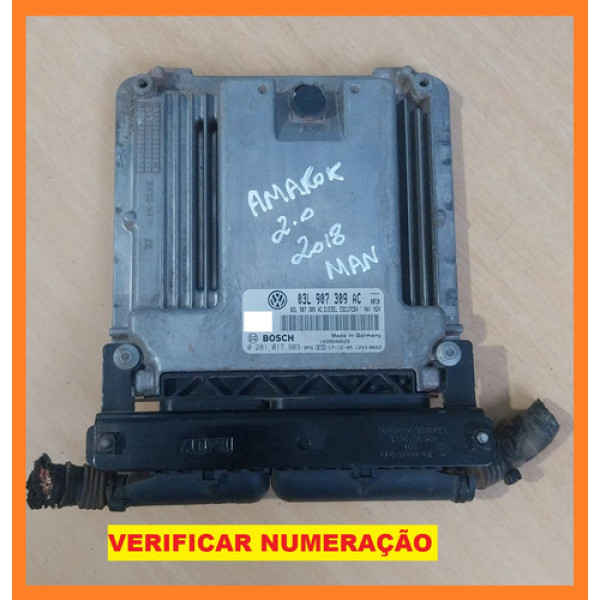 Módulo Injeção Amarok 2.0 Manual 0281017903 03l907309ac