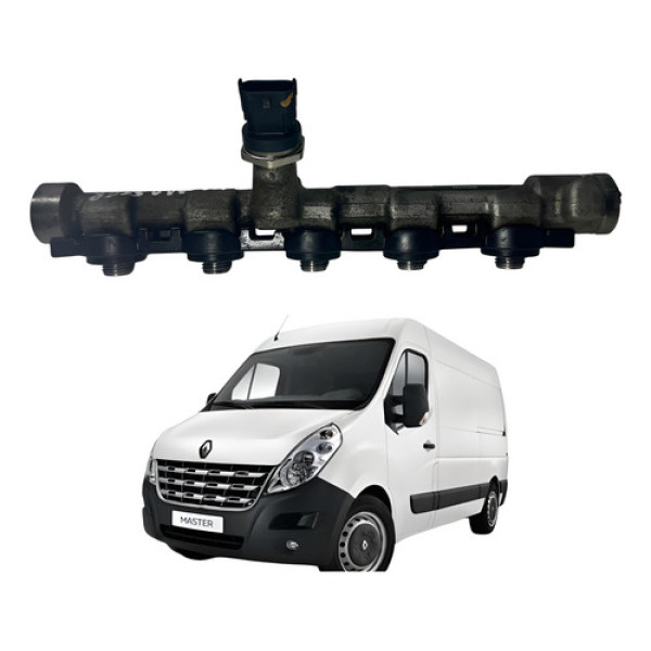 Flauta Bico Injetor Renault Master  2.3 2014 2021 175215697r