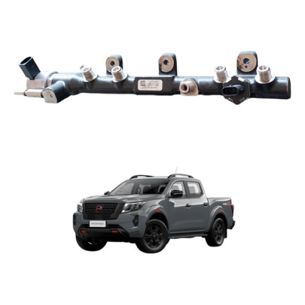 Tubo Rail Flauta Bicos Nissan Frontier 2.3 Diesel 2023 2024