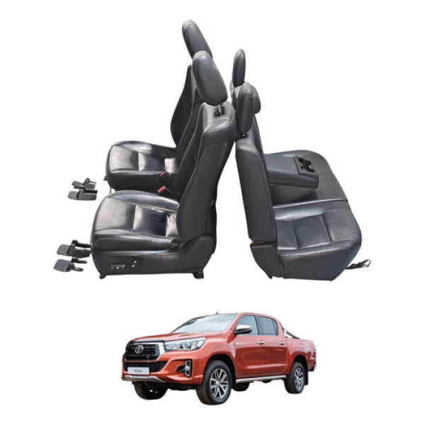 Jogo Banco Elétrico Hilux 2016 2017 2018 2019 2020 2021 2022