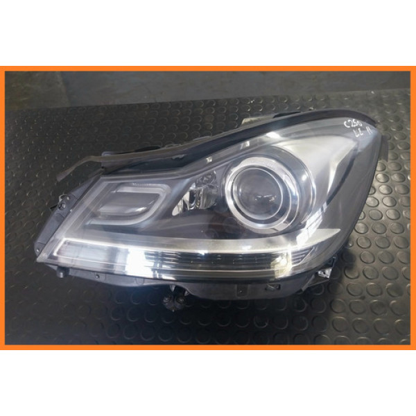 Farol Esquerdo Com Xenon Mercedes C180 C200 C250 C300