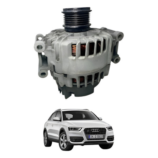Alternador Audi Q3 2.0 Tfsi 180cv Original 2013 2018 Preto